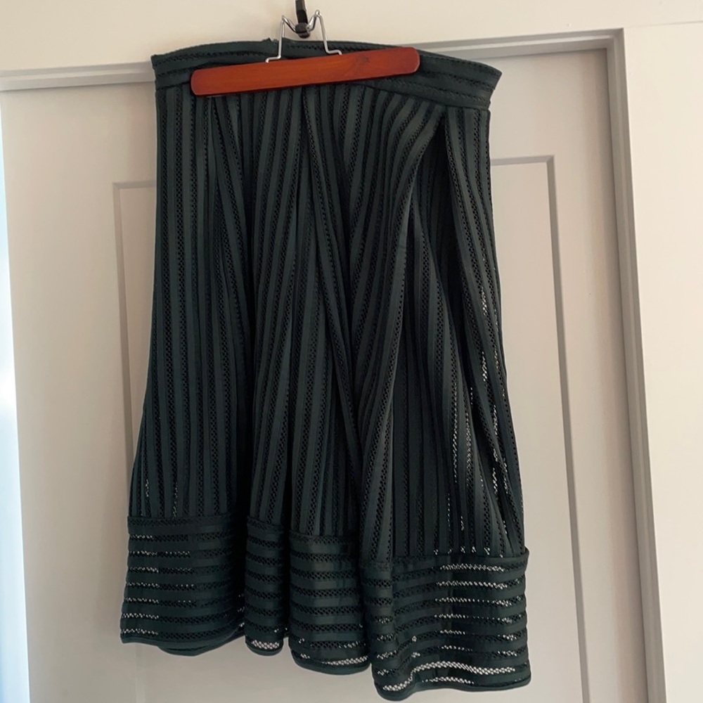 Emerald green skirt